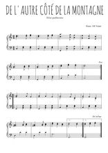 Téléchargez l'arrangement pour piano de la partition de quebec-de-l-autre-cote-de-la-montagne en PDF
